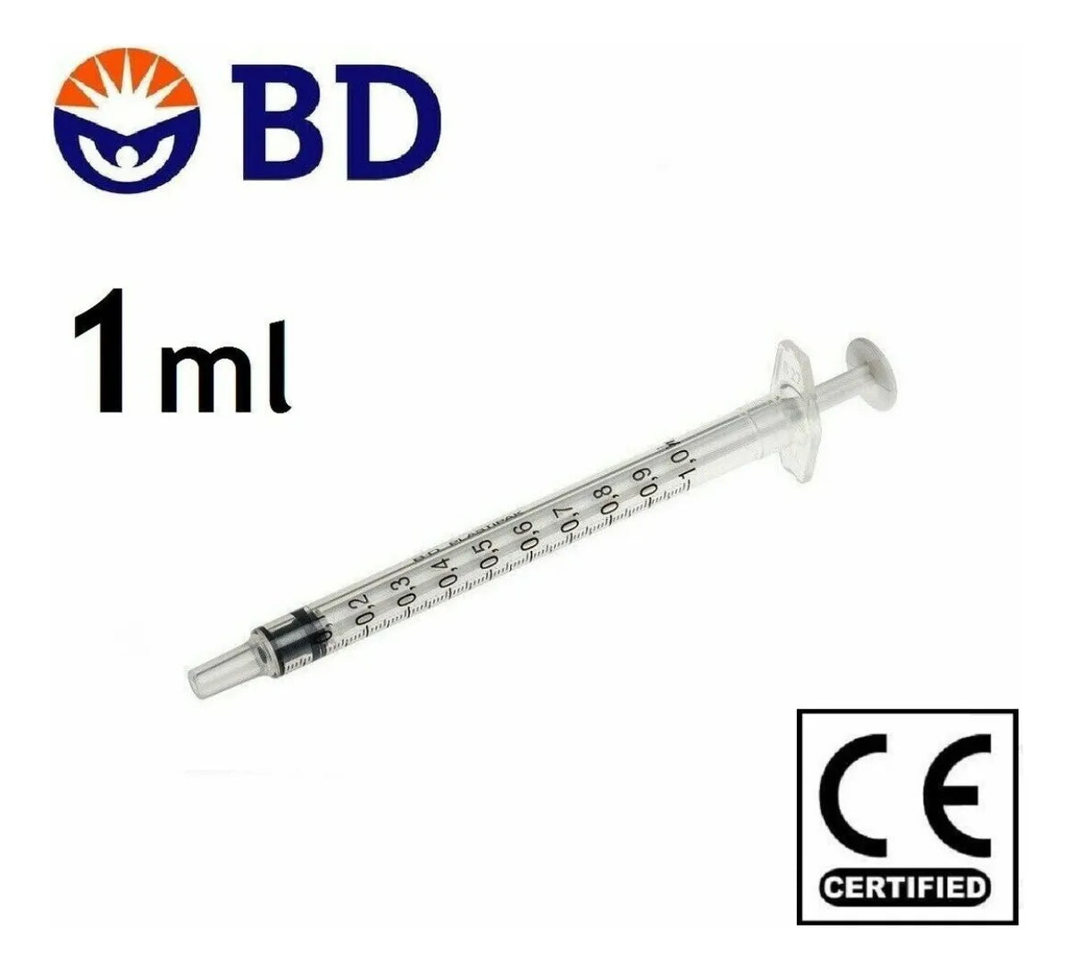 Seringa descartável s/agulha 1ml slip Plastipak BD