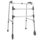 Andador Articulado e Fixo 3  Barras em Aluminio Com Kit de Rodas Sequencial