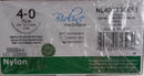 Nylon 4-0 ag3/8 cor3,0-75cm cx c/24 unid Bioline