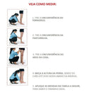 Meia Calça 862 20-30mmHg Select Comfort Natural Escura Ponteira Aberta  Sigvaris