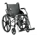 Cadeira de Rodas 1016 45cm Preta courvin Jaguaribe