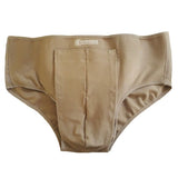 Cueca para hérnia inguinal dupla  Ortocenter - P - Bege