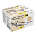 Cateter periférico iv teflon Descarpack - 24G
