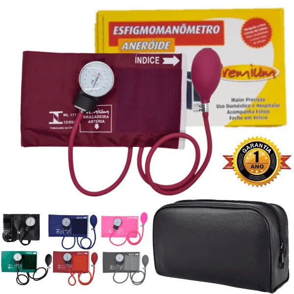 Esfigmomanômetro Adulto em nylon com fecho em velcro Premium