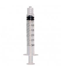 Seringa descartável 03ml s/ag lock unid Descarpack