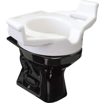 Assento sanitário elevado com alça plástica Sit lll  Carci