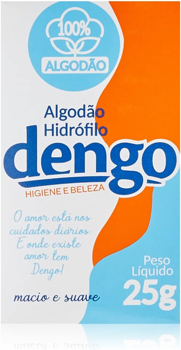 Algodão caixa 25 gr Dengo L 10747 V 04/02/29  Melhormed