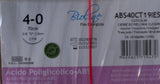 Fio abs pga 4-0 ag3/8 cor1,9-70cm cx c/36 unid Bioline