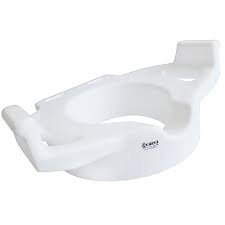 Assento sanitário elevado com alça plástica Sit lll  Carci...
