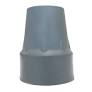 Ponteira cinza 22mm para Muleta axilar Dellamed