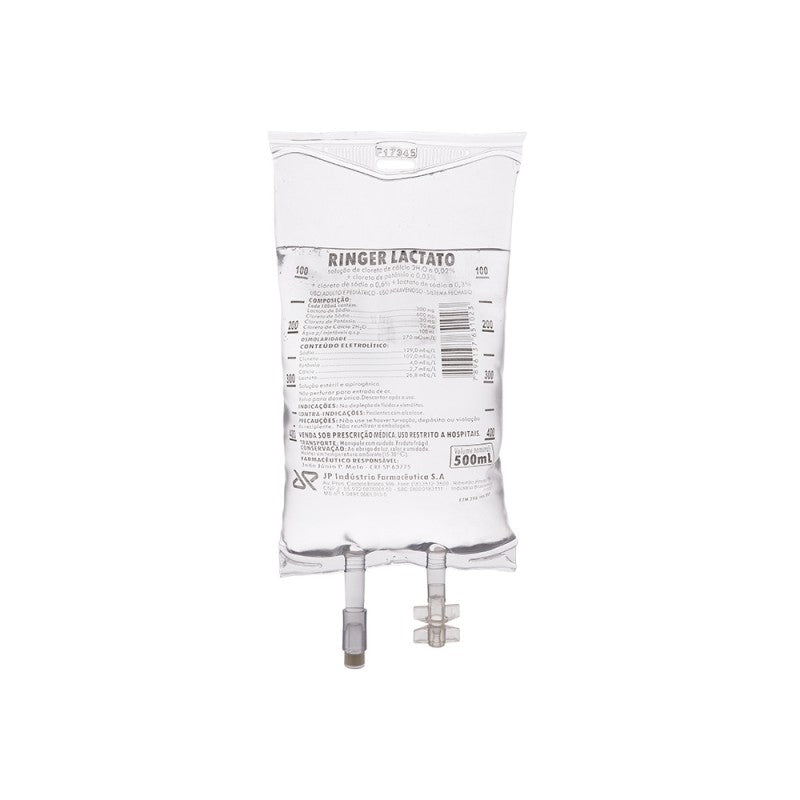 Ringer c/ lactato  500ml bolsa JP Farma