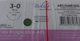 Fio abs pga 3-0 ag1/2 cil3,0-70cm cx c/36 unid Bioline