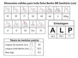 Cadeira de Banho Br sanitário  Jaguaribe