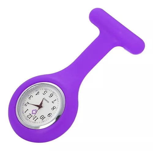Relógio para enfermagem de lapela Modelo RL100 Bioland - Roxo