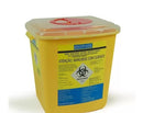 Coletor rígido para perfurocortantes amarelo capacidade 13 Ltr L 180512  Cralplast