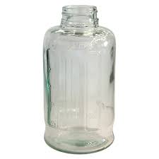 Frasco de vidro 1/2 Ltr s/ tampa Protec