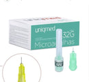 Microagulhas  32G x 4mm Uniqmed