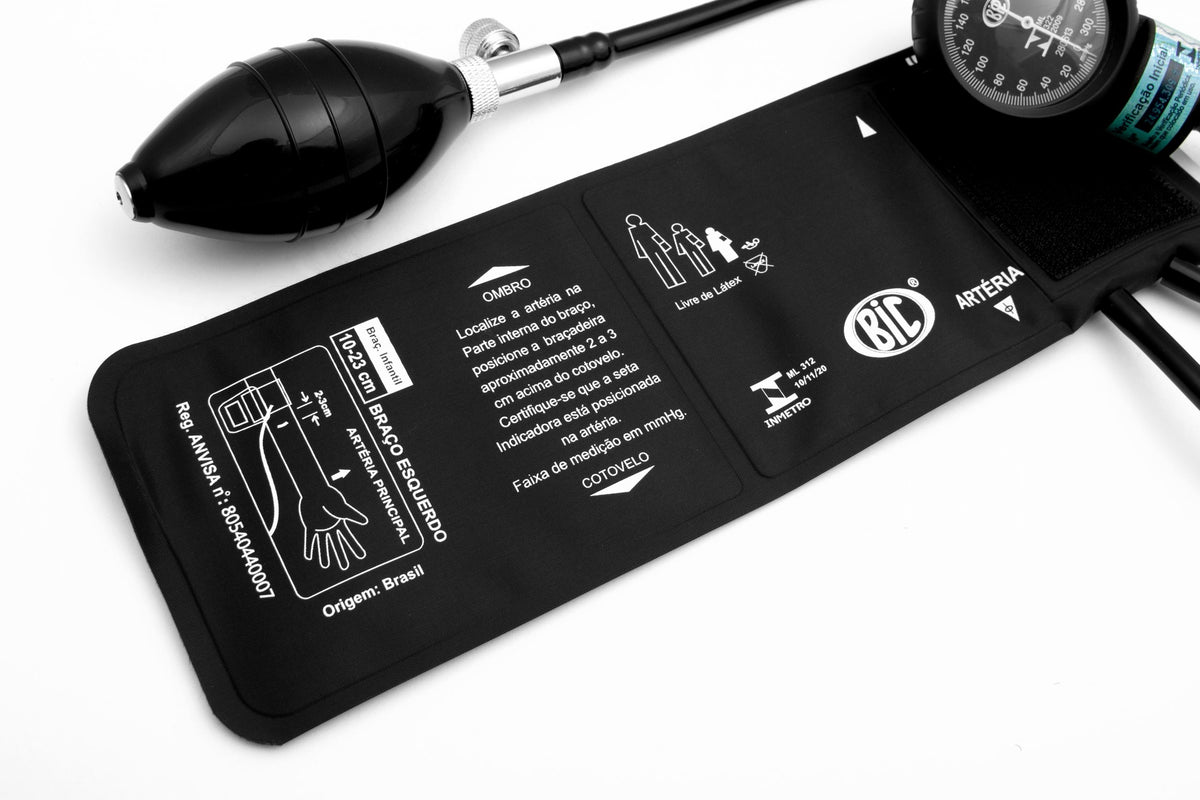 Aparelho de Pressão Infantil Nylon Fecho Velcro New Innova Plus BIC DIAGNÓSTICO