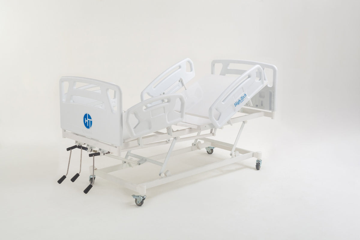 Cama hospitalar Fowler Luxo, com rodas e com 3 movimentos po