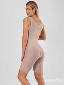 Modelador meia coxa de Alca Regata aberto Modelle Skin - Chocolate