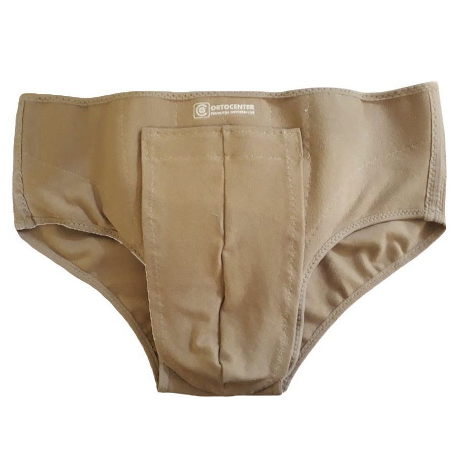 Cueca para hérnia inguinal dupla  Ortocenter