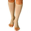 Meia comfortLine 30-40 AD  curta pé aberto Bege  Venosan Tam G
