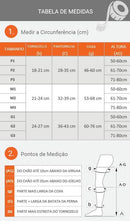 Meia Calça 863 30-40mmHg Select Comfort Natural Escura Ponteira Aberta Sigvaris