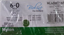 Nylon 6-0 ag1/2 cor1,6-45cm cx c/24 unid Bioline