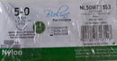 Nylon 5-0 ag 1/2 cor1,5-45cm cx c/24 unid Bioline