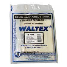 Bolsa colostomia com  10unid Waltex...
