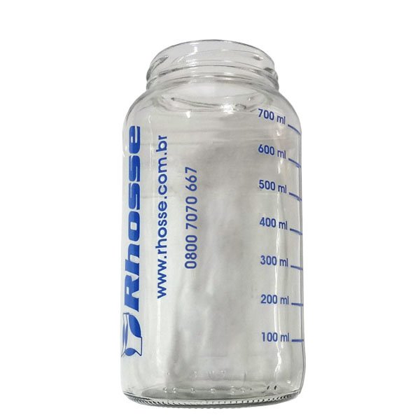 Frasco para Lipoaspirador (sem Tampa). 700ml Rhosse